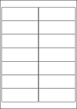 Address Labels; Click & Drop Basic Barcodes, 14 Per Sheet, 99.1 x 38.1mm, LP14/99