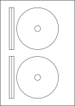 Gloss White Photo Quality Labels For CDs/DVDs, 117mm, LPCD117 GWPQ