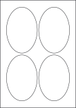 Matt White Polyolefin Labels For Inkjet/Laser Printers, 4 per sheet, 90 x 135mm, LP4/90OV MWPO