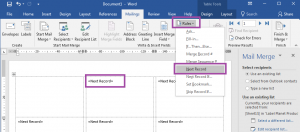 How To Print Address Labels Using Mail Merge In Word