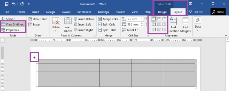 How To Make Label Templates Using Word’s Table Tools